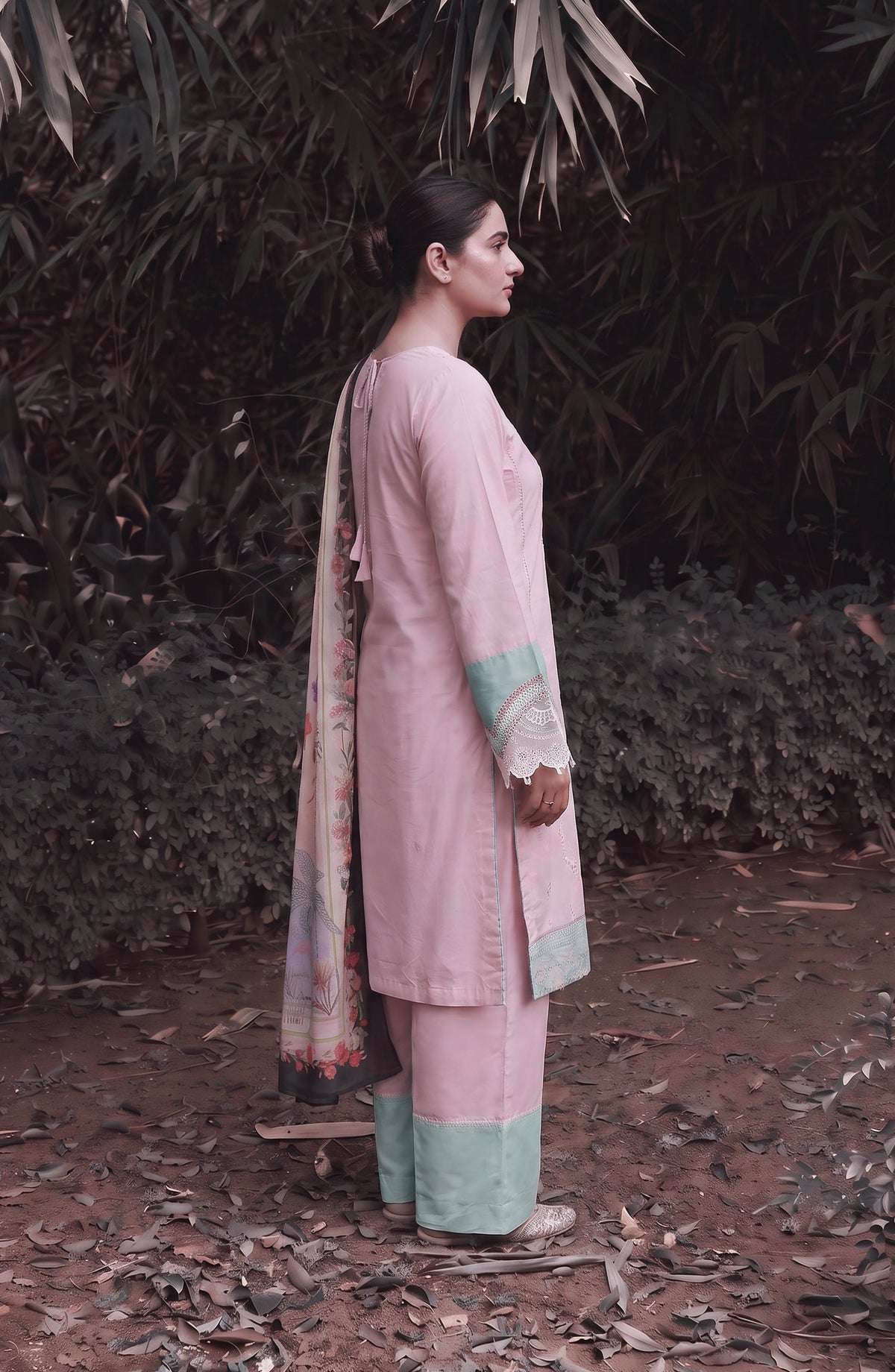 Amna Khadija Joy Ishqia Embroidered Lawn Stitched 3 Piece Suit - AKJ-06 - AM26JYQ - Pink - Summer Collection