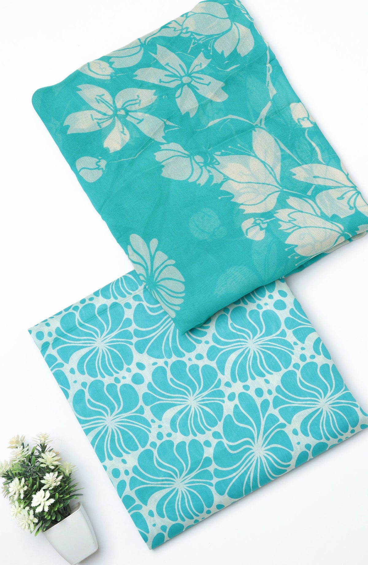 Amna Khadija Printed Lawn Unstitched 3 Piece Suit - D-11 - AM26PTX - Ferozi - Summer Collection
