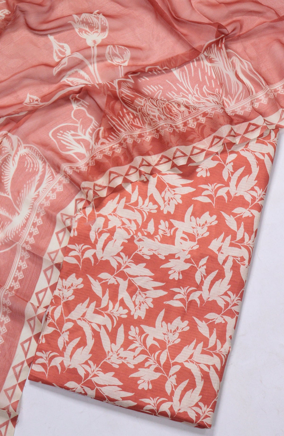 Amna Khadija Fancy Printed Lawn Unstitched 3 Piece Suit - D-08 - AM26FNC - Pink - Summer Collection