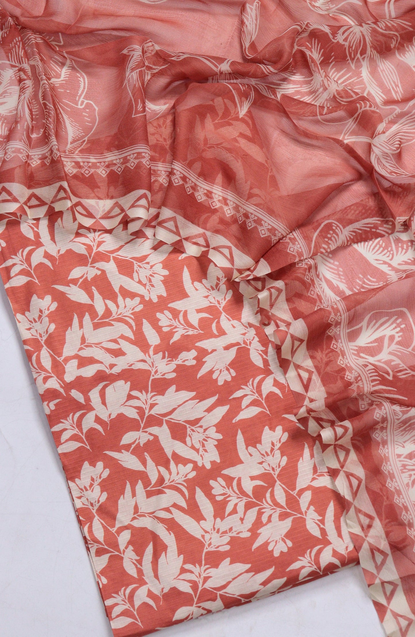 Amna Khadija Fancy Printed Lawn Unstitched 3 Piece Suit - D-08 - AM26FNC - Pink - Summer Collection