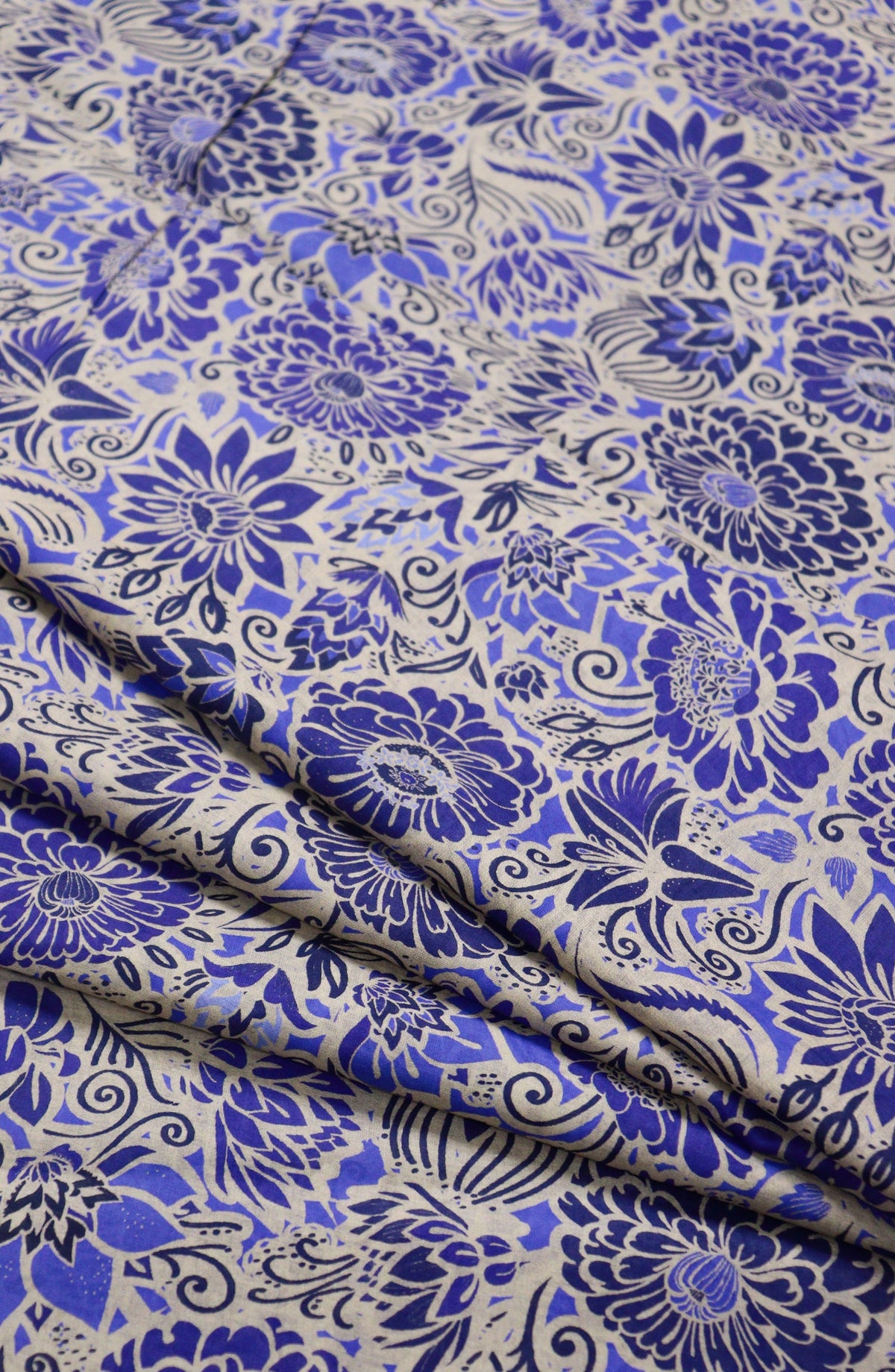 Amna Khadija Printed Lawn Unstitched 1 Piece - PD-19 - AM26PCO - Blue - Summer Collection