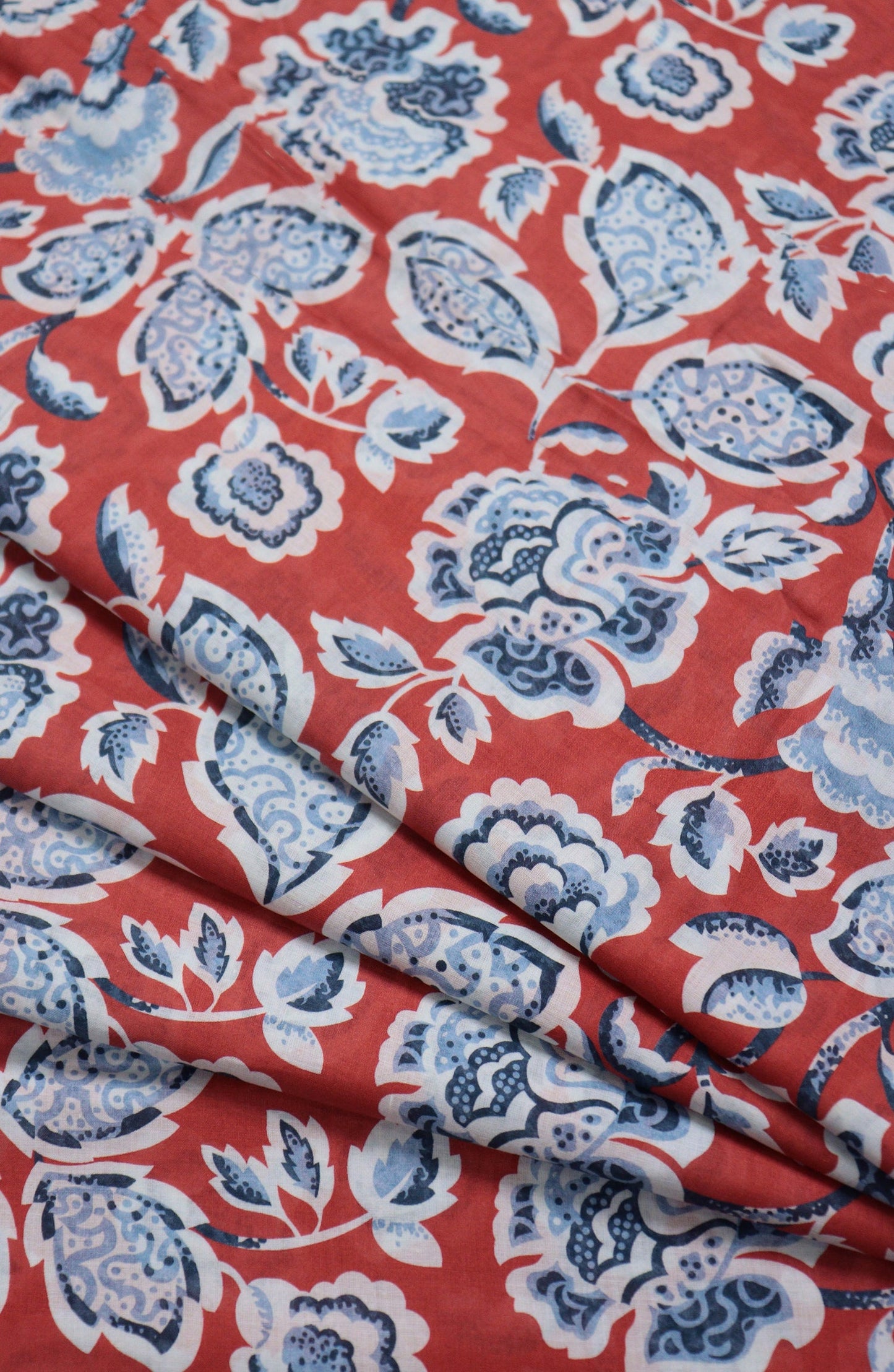 Amna Khadija Printed Lawn Unstitched 1 Piece - PD-18 - AM26PCO - Red - Summer Collection