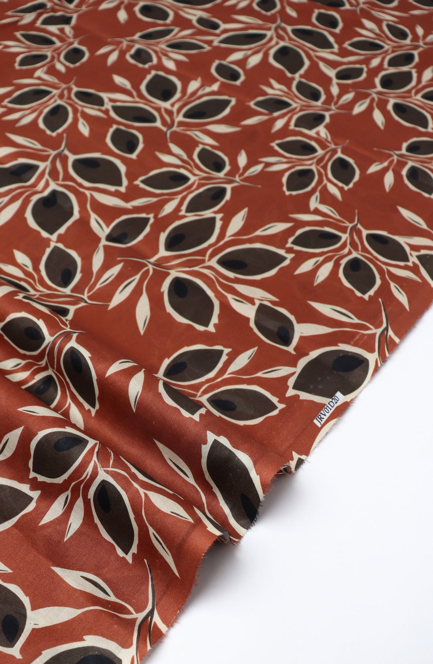 Amna Khadija Printed Lawn Unstitched 2 Piece Suit - FVD-22 - AM26PNU - Brown - Summer Collection