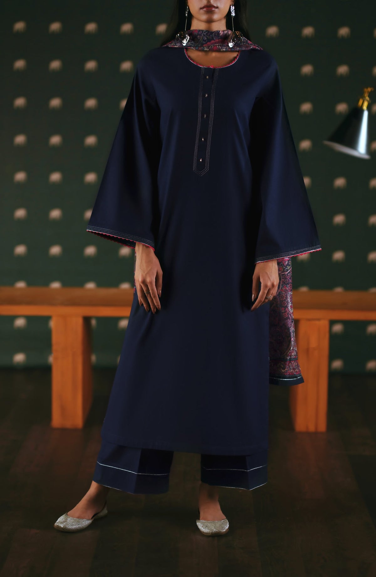 Azzurra by Casual Lite Premium Cotton Lawn Stitched 3 Piece Suit - Velmare - CL26AZU - Blue - Summer Collection