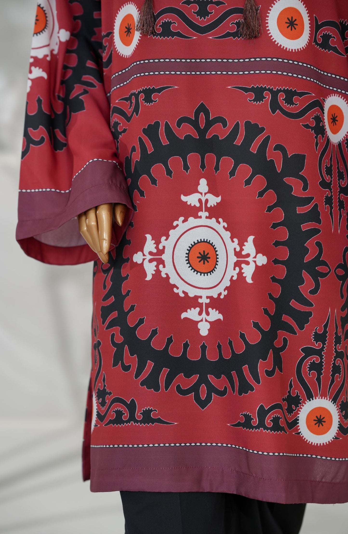 Beyond Basics by Amna Khadija Premium Digital Printed Poly Swiss Stitched Shirt - BB-01 - AM25BYND - Brown - Summer Collection