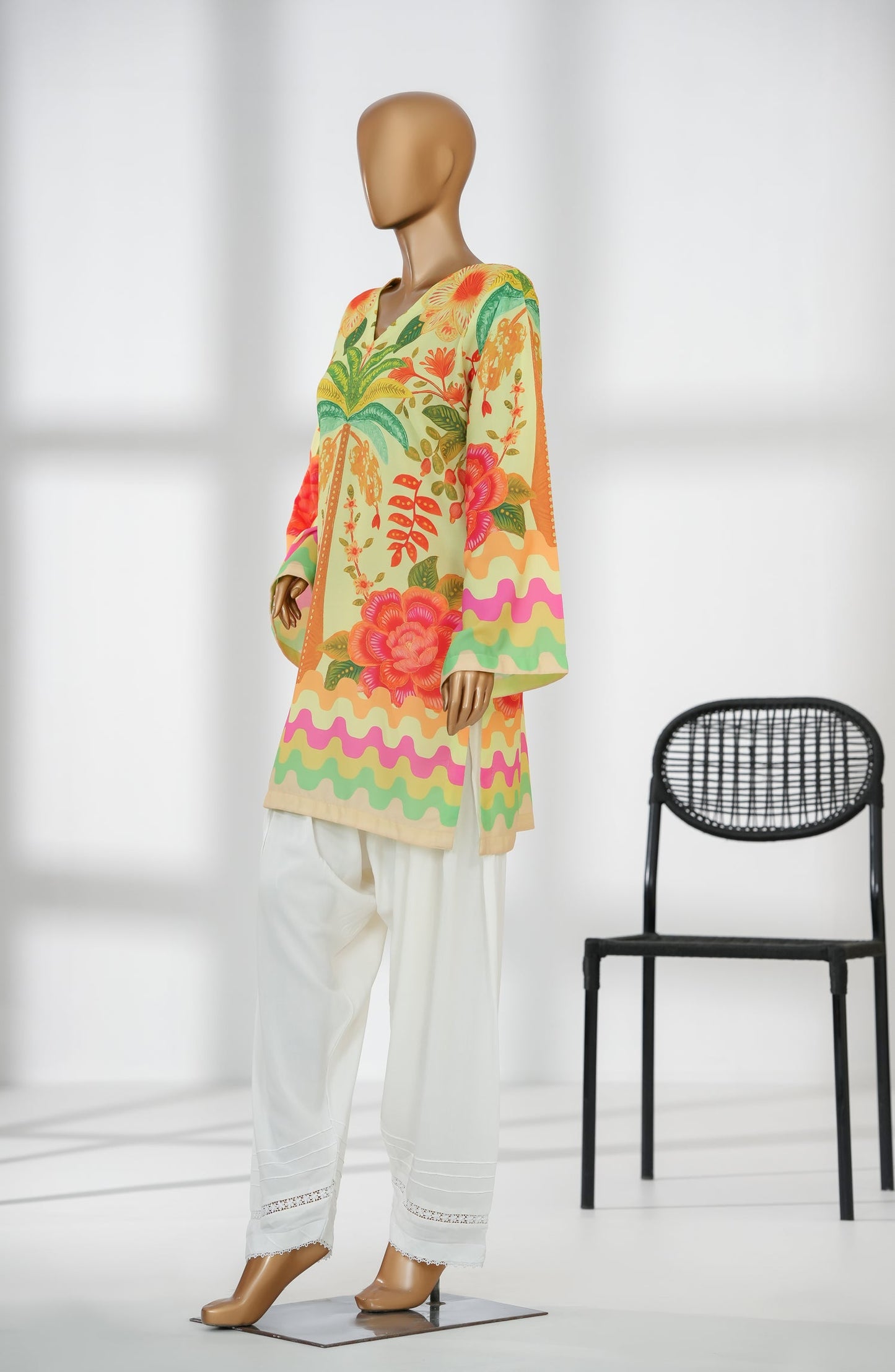 Beyond Basics by Amna Khadija Premium Digital Printed Poly Swiss Stitched Shirt - BB-03 - AM25BYND - Multi - Summer Collection