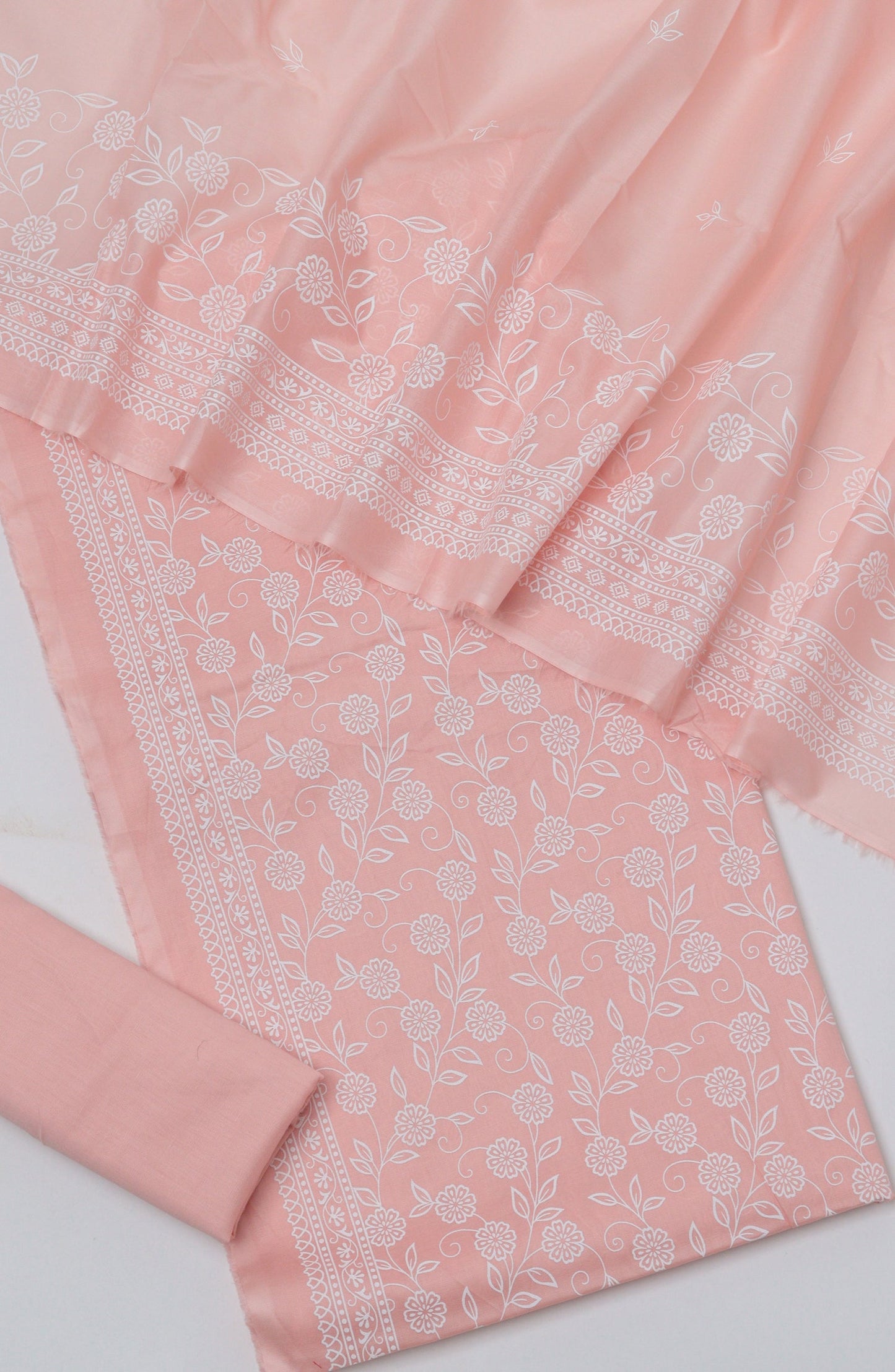 Bin Saeed Printed Lawn Unstitched 3 Piece Suit - D-04 - BS26PTL - Pink - Summer Collection