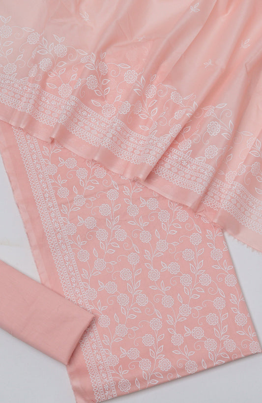 Bin Saeed Printed Lawn Unstitched 3 Piece Suit - D-04 - BS26PTL - Pink - Summer Collection