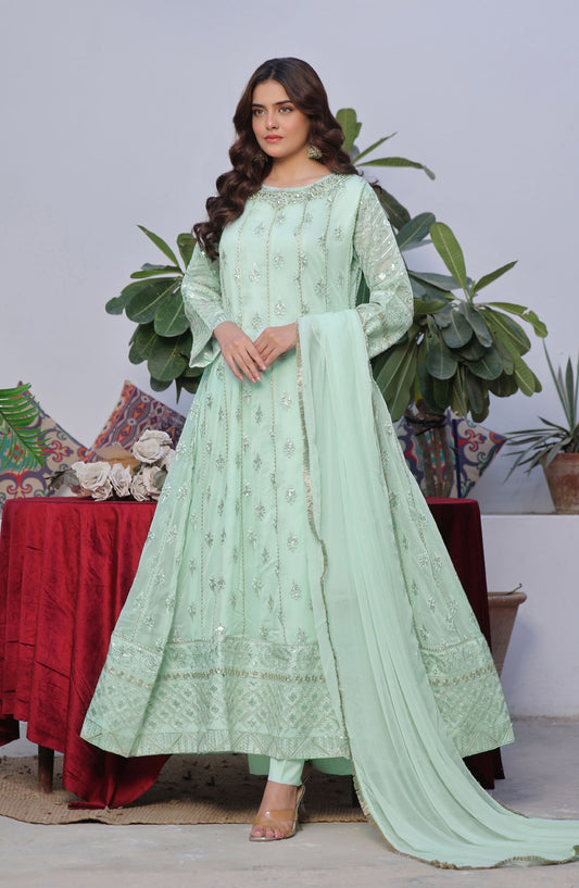Rasm E Henna Pret Collection - Chandni Pistachio
