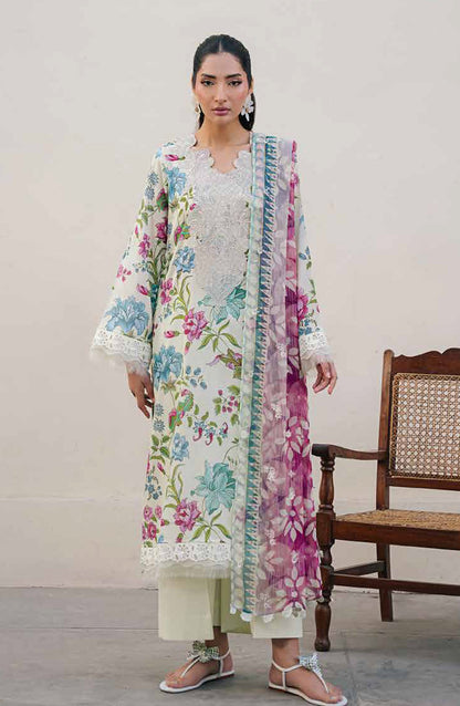 Daria Embroidered Lawn Unstitched 3 Piece Suit - DA-38 - DR26RM - Multi - Ramadan Collection