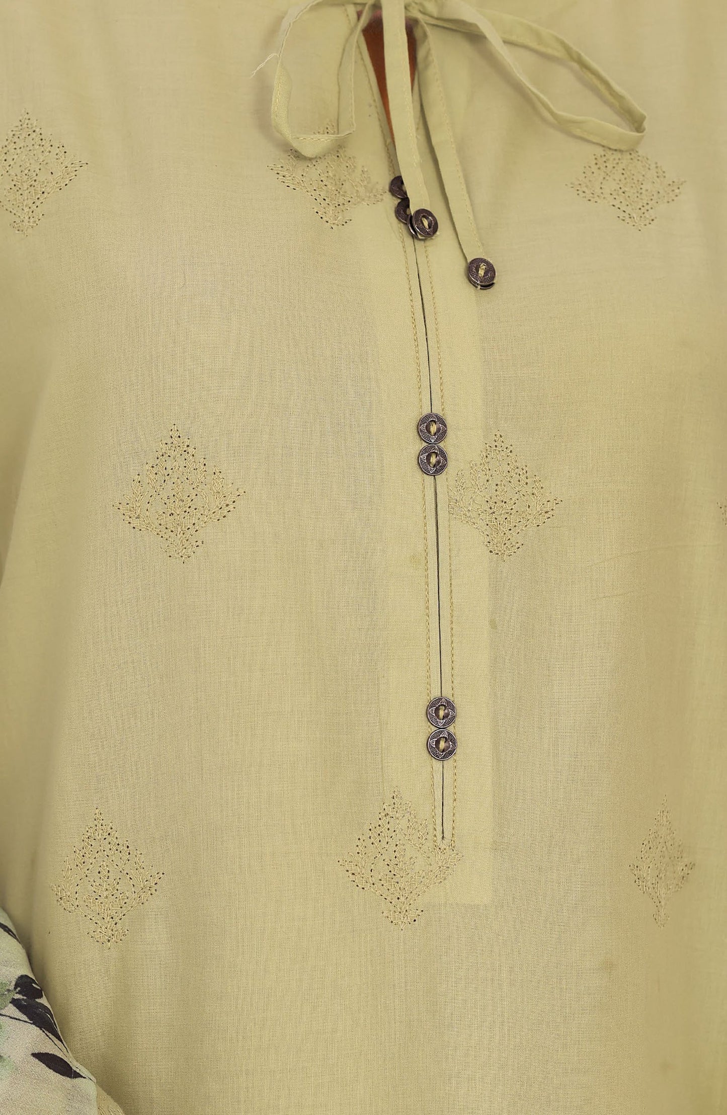Floral Vibes by HZ Embroidered Lawn Unstitched 3 Piece Suit - FVE-06 - HZ26FLV - Green - Summer Collection
