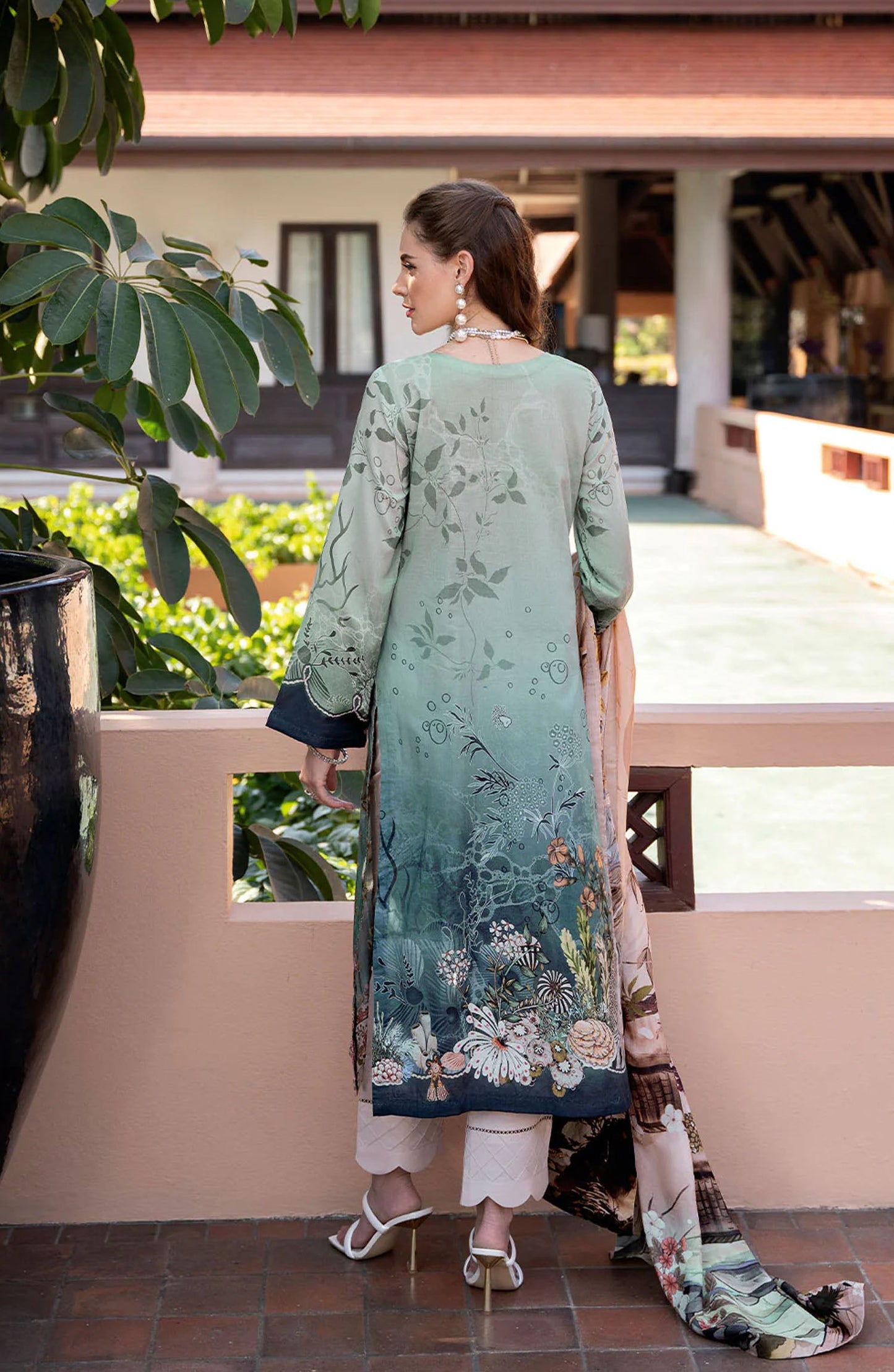 Ghazal by Ramsha Embroidered Lawn Unstitched 3 Piece Suit - G-312 - RM25GHZ3 - Blue - Summer Collection