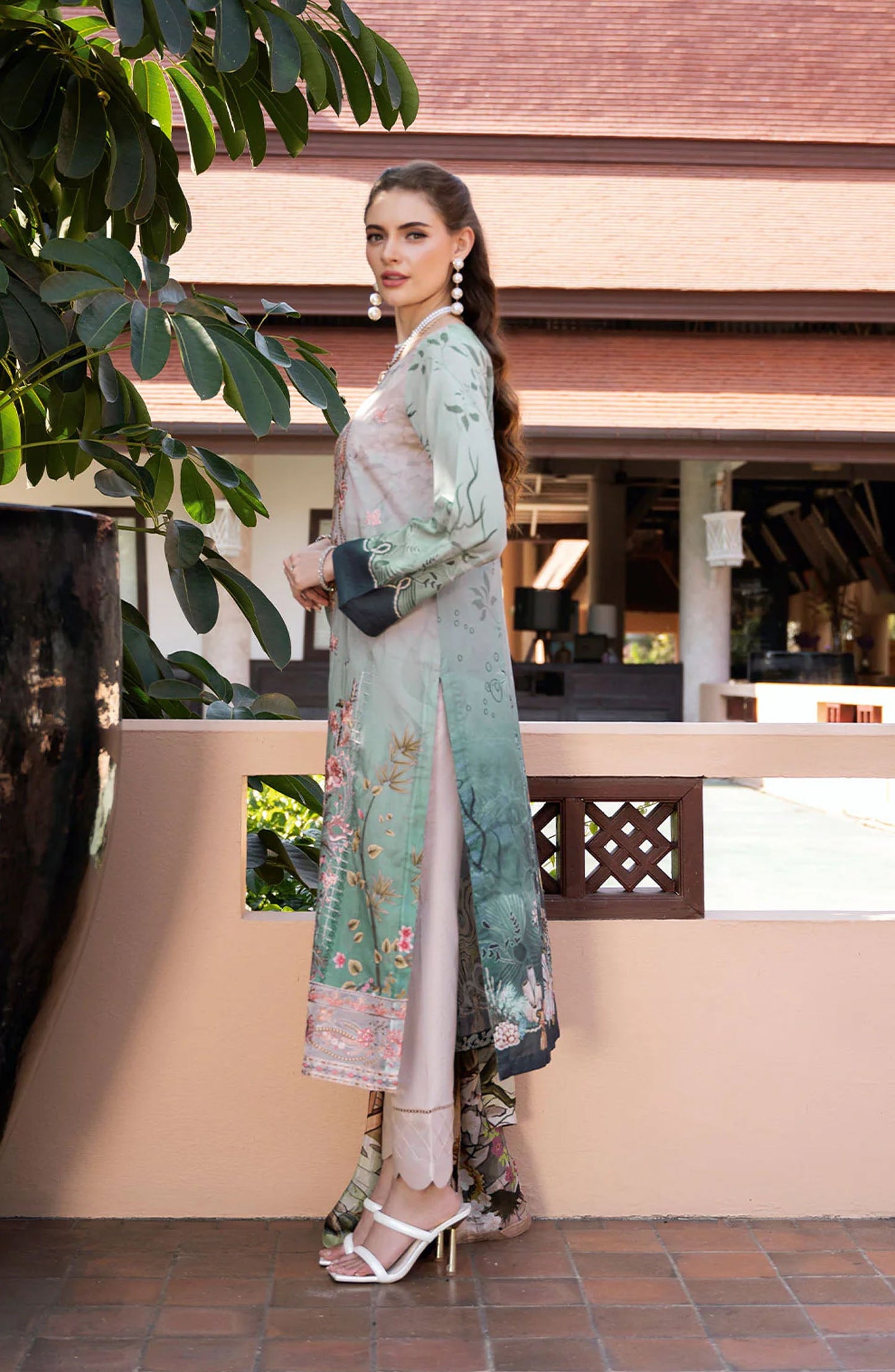 Ghazal by Ramsha Embroidered Lawn Unstitched 3 Piece Suit - G-312 - RM25GHZ3 - Blue - Summer Collection