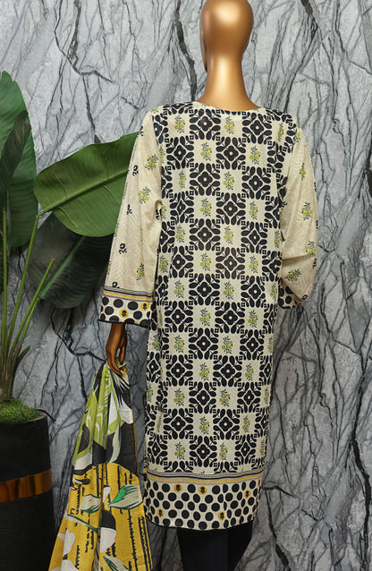 HZ Textile Magic Printed Lawn Unstitched 3 Piece Suit - MPC-581 - HZ25MGPV3 - Black - Summer Collection