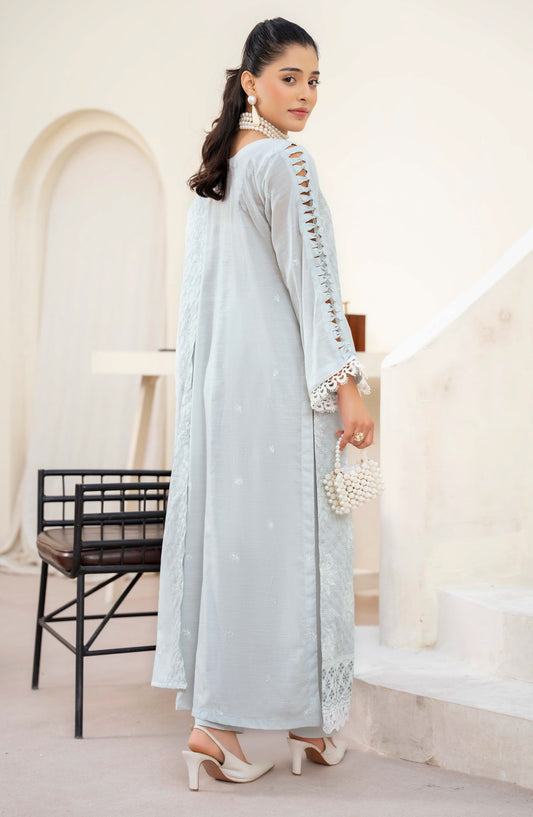 Haya by Aalaya Embroidered Lawn Unstitched 3 Piece Suit - D-04 - ALY26HY - Blue - Summer Collection