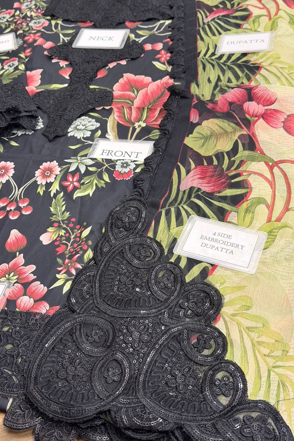 Maria.B Lawn Embroidered & Printed MPT-2709-B - TC-1486