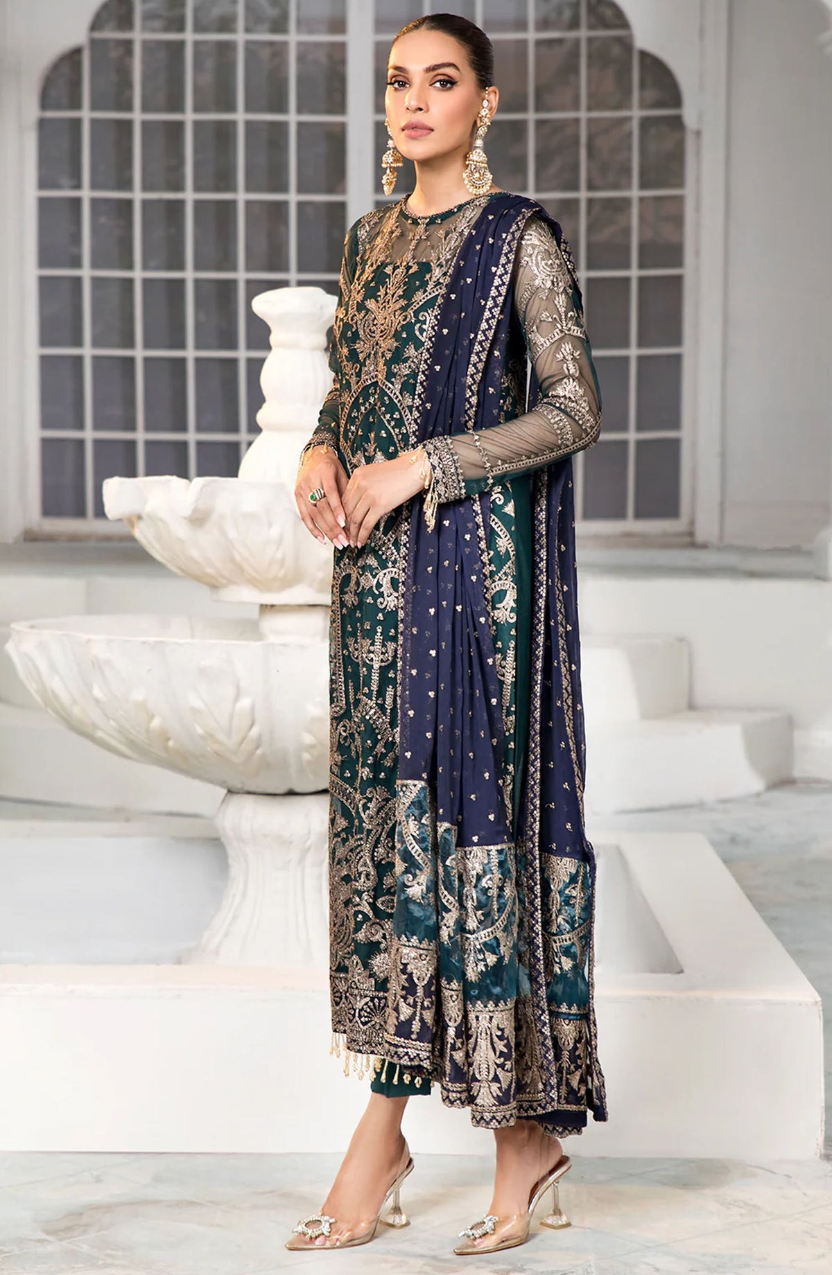 DeLuxury Unstitched Formal Edit by Zarif ZDL 09 MEADOW