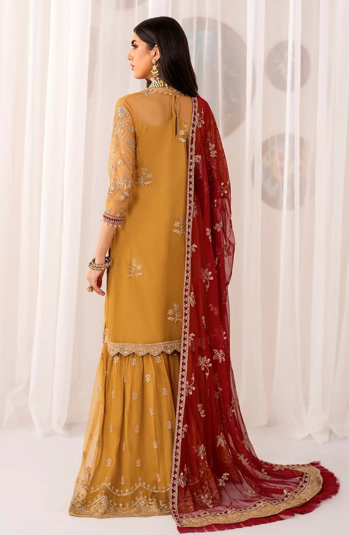 Maheer Festive Unstitched Formals by Zarif - ZMU 04 MAHROO
