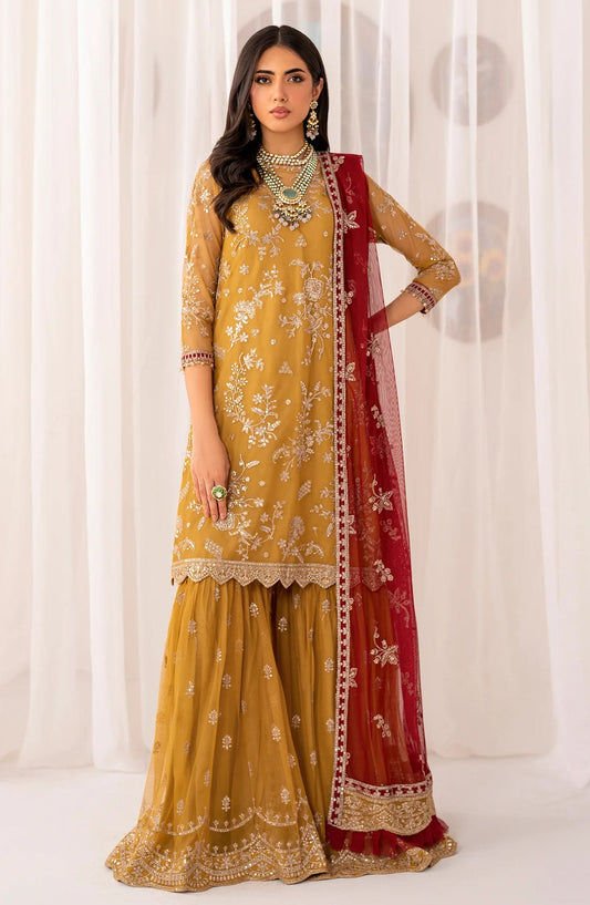Maheer Festive Unstitched Formals by Zarif - ZMU 04 MAHROO