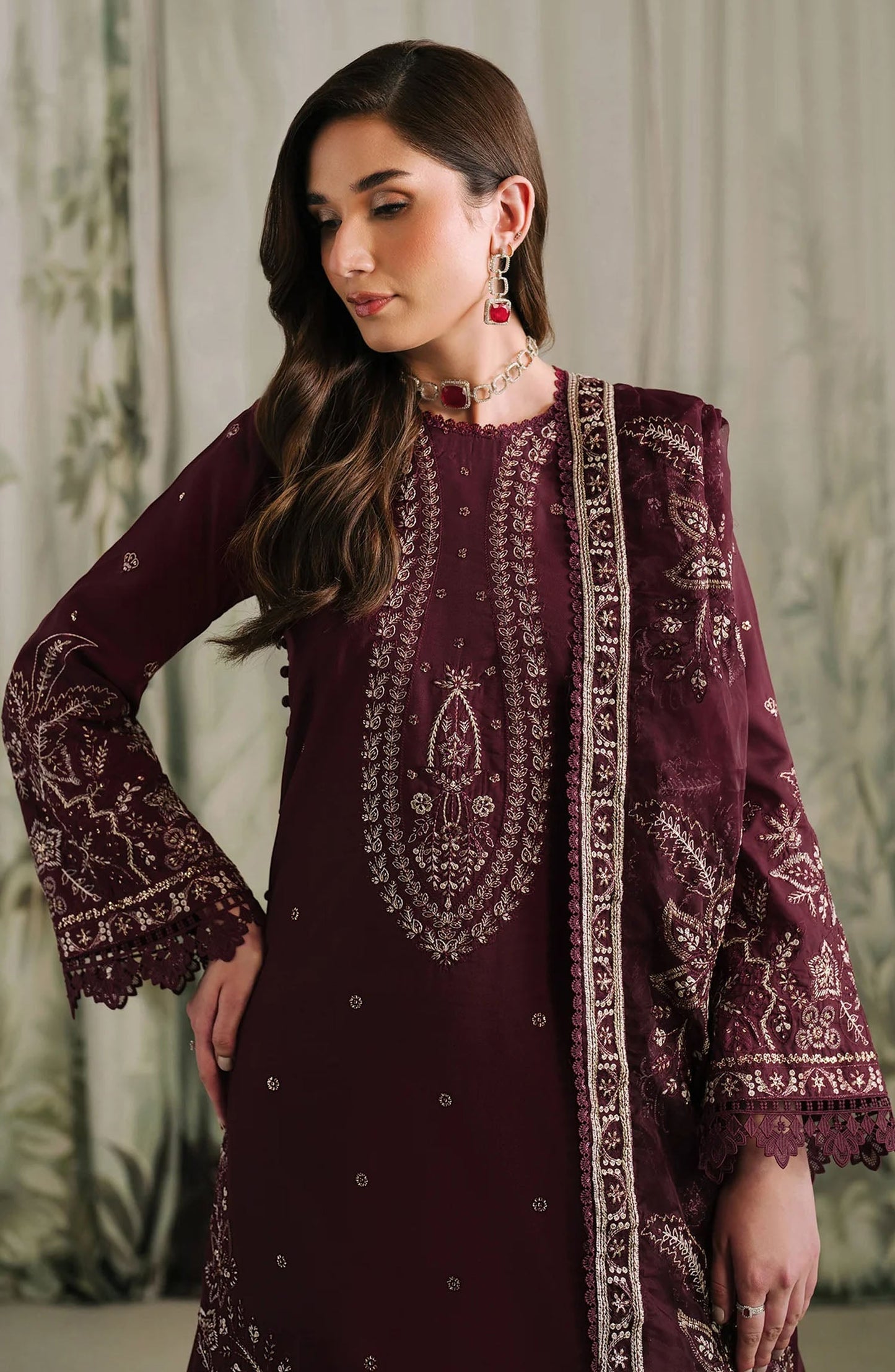 Zarif Raw Silk Unstitched Edit 2024 - ZRF RW 04 LIANA