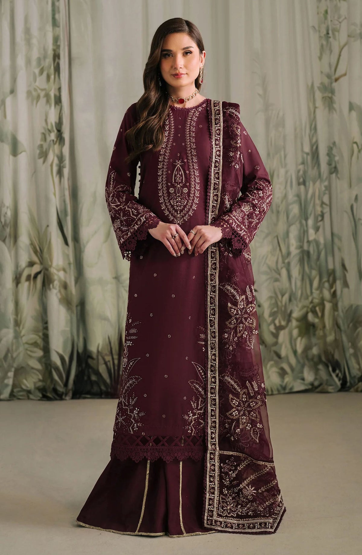 Zarif Raw Silk Unstitched Edit 2024 - ZRF RW 04 LIANA