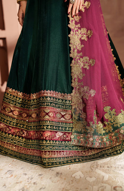 Iznik Raagni Formals Embroidered Velvet Unstitched 3 Piece Suit - IV-65 - IZN25RGN - Green - Winter Collection