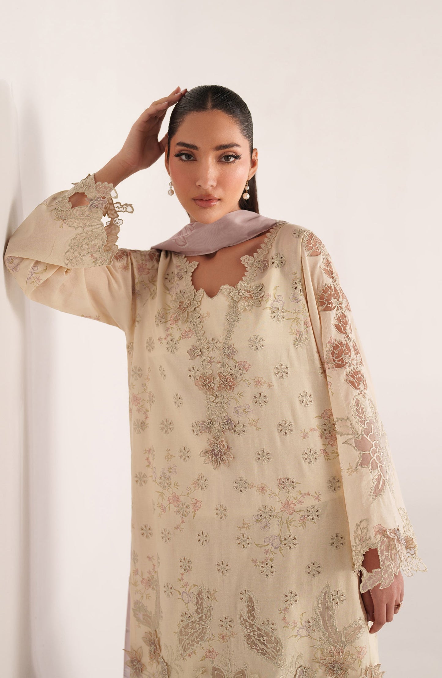 Iznik Embroidered Lawn Unstitched 3 Piece Suit - SS-06 - IZN26SP - Yellow - Spring Summer Collection