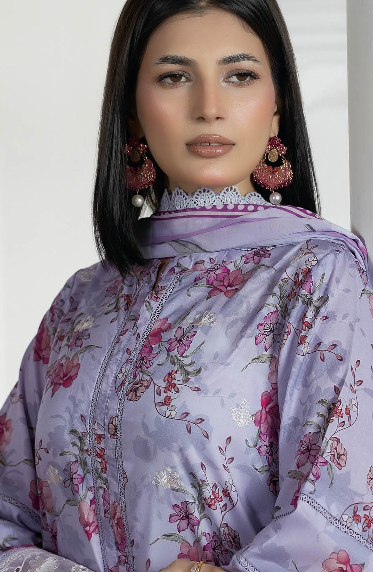Jhanvi by Johra Embroidered Lawn Unstitched 3 Piece Suit - JS-26 - JH26JHN - Blue - Summer Collection