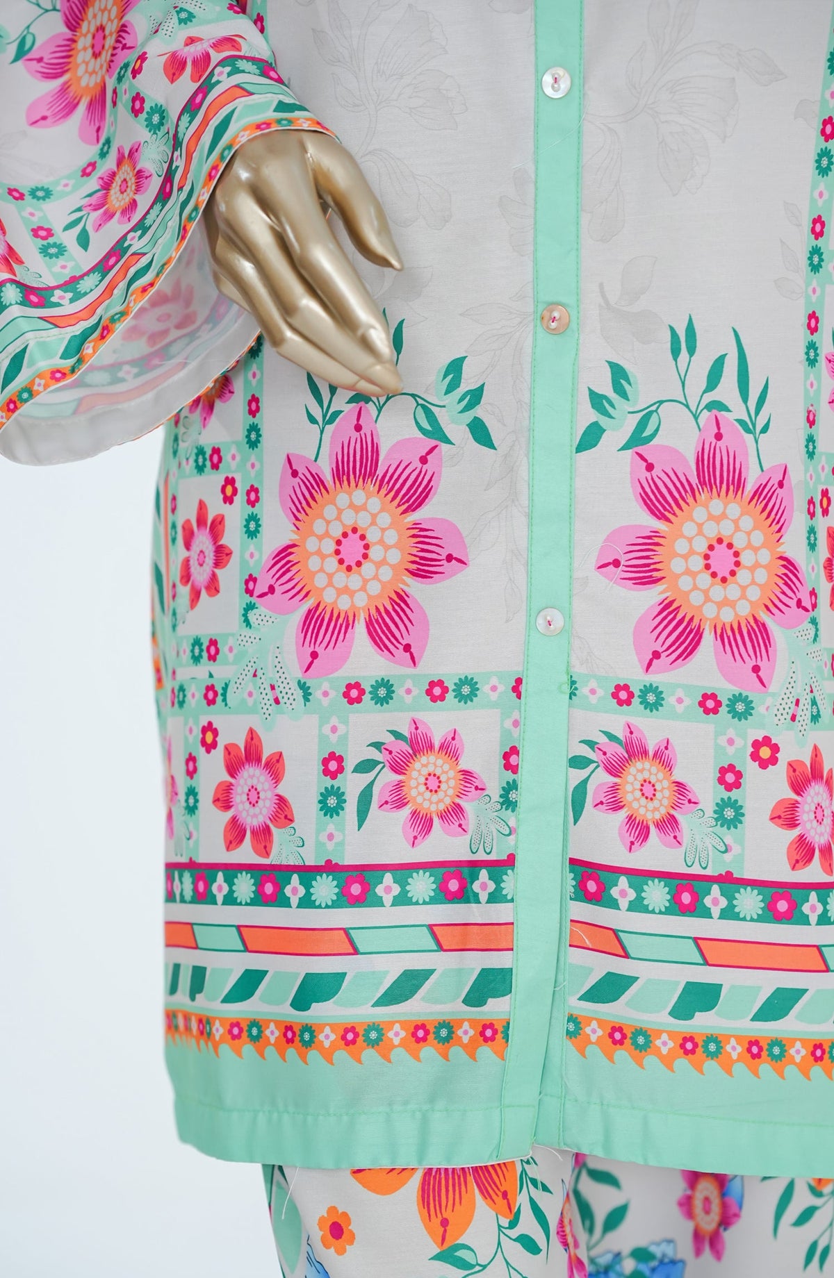 Neoma by Amna Khadija Printed Lawn Stitched 2 Piece Co-ords Set - NLP-01 - AM26NLP - Multi - Summer Collection
