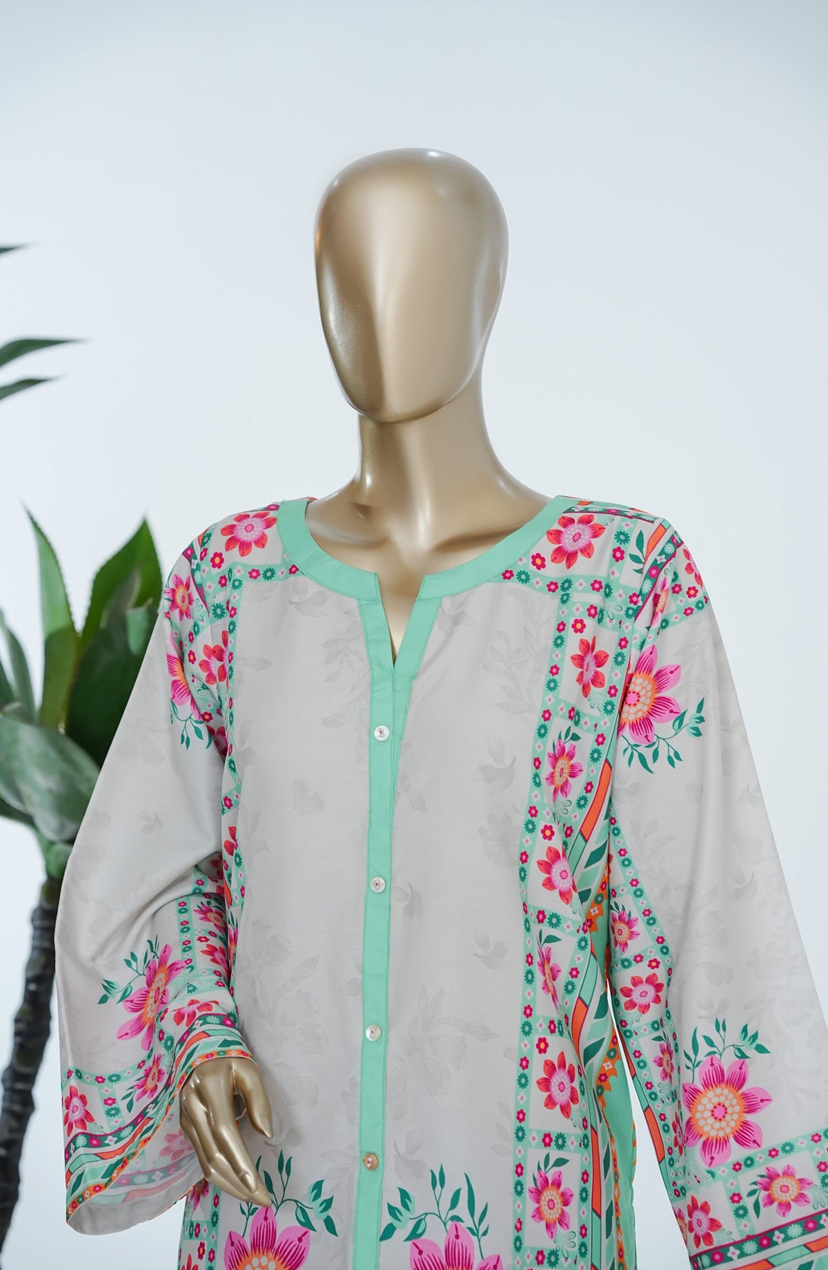 Neoma by Amna Khadija Printed Lawn Stitched 2 Piece Co-ords Set - NLP-01 - AM26NLP - Multi - Summer Collection