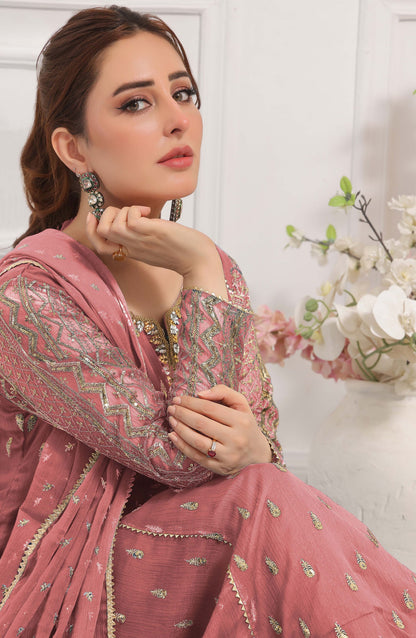 Rasm E Henna Pret Collection - Bahaar Tea Pink