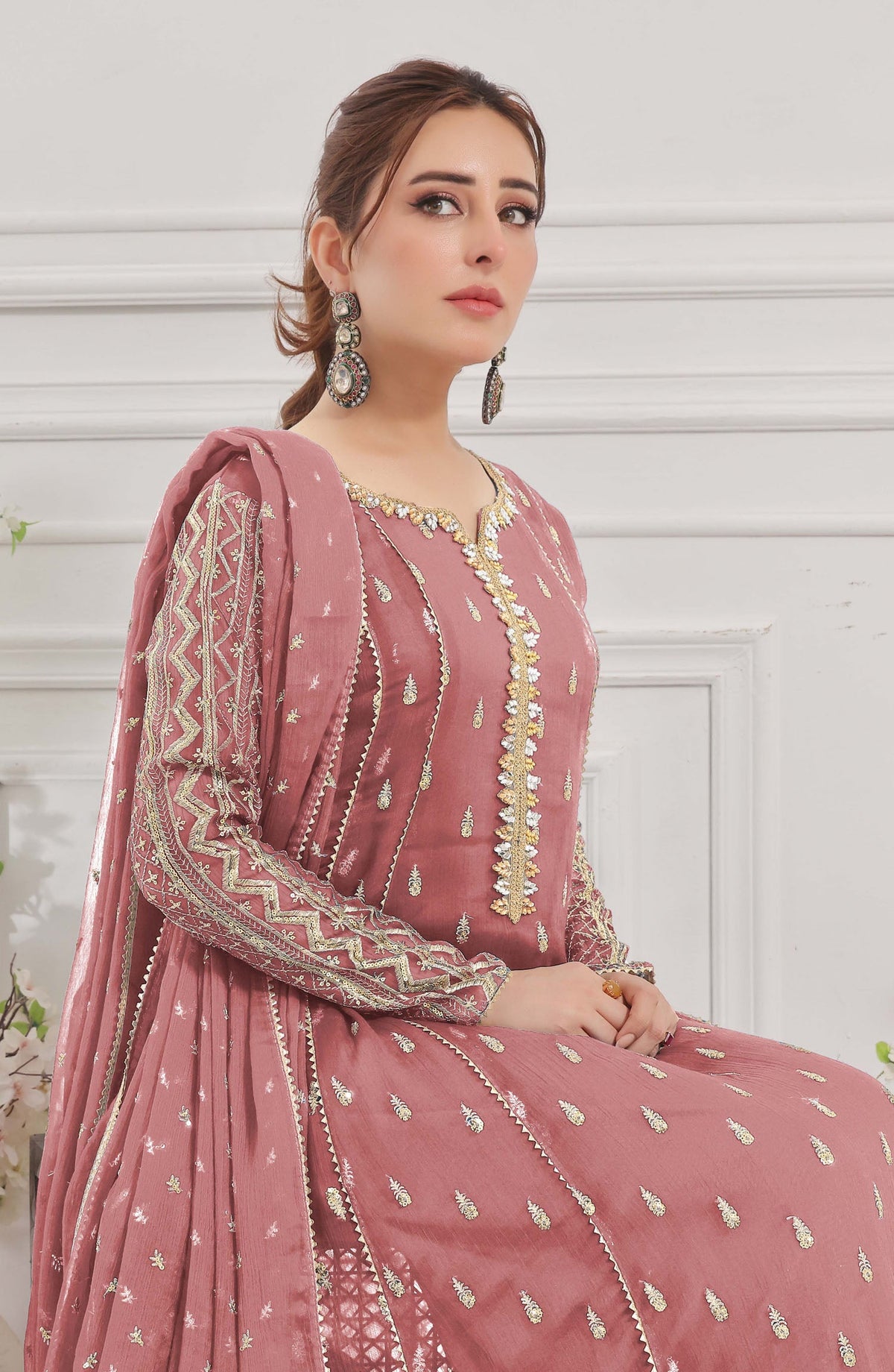 Rasm E Henna Pret Collection - Bahaar Tea Pink