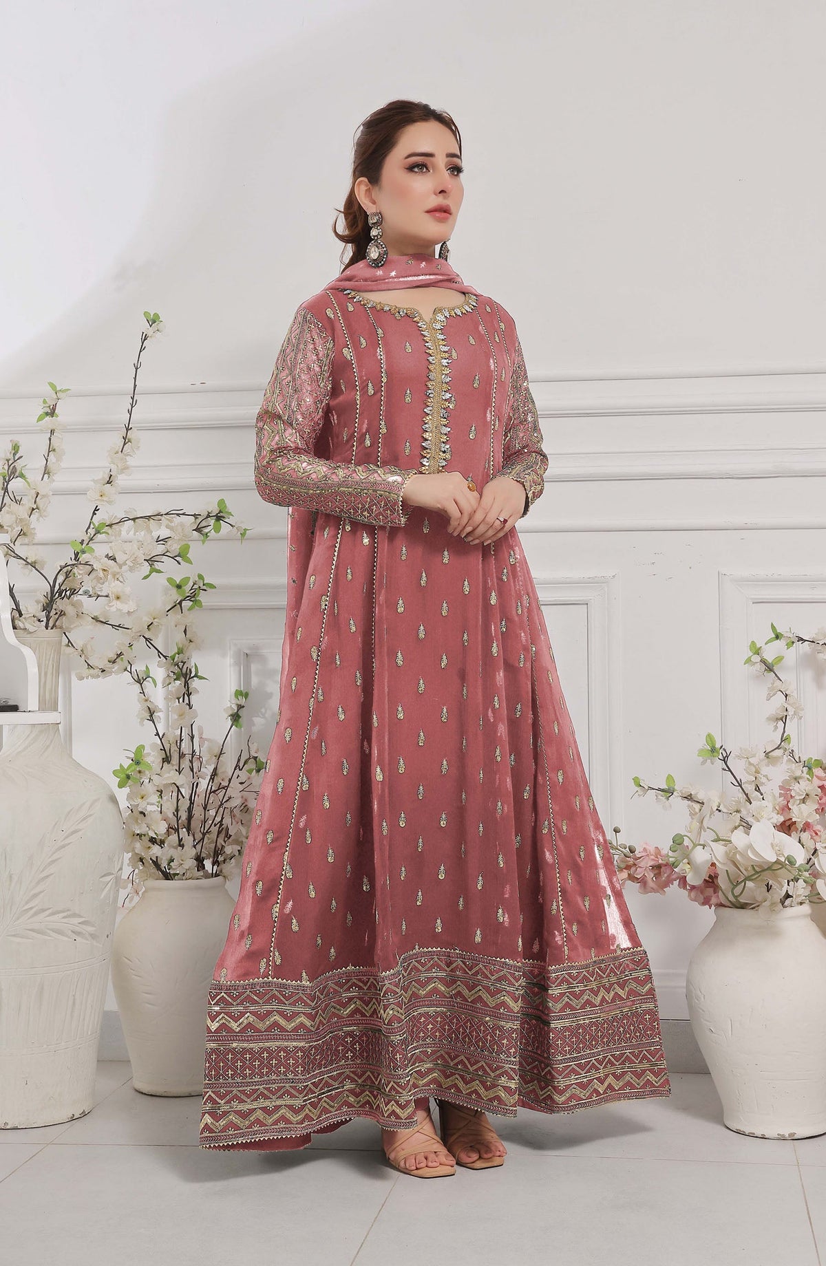 Rasm E Henna Pret Collection - Bahaar Tea Pink