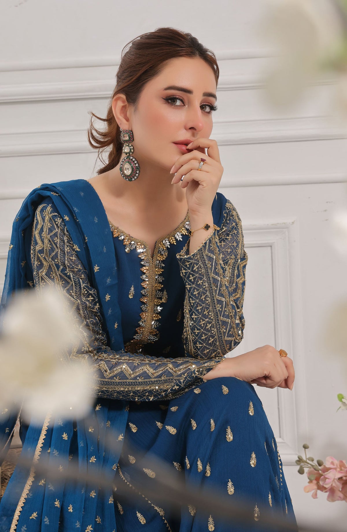 Rasm E Henna Pret Collection - Bahaar Peacock