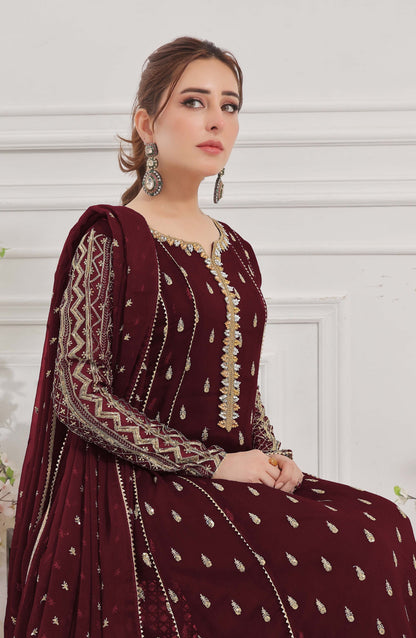 Rasm E Henna Pret Collection - Bahaar Maroon