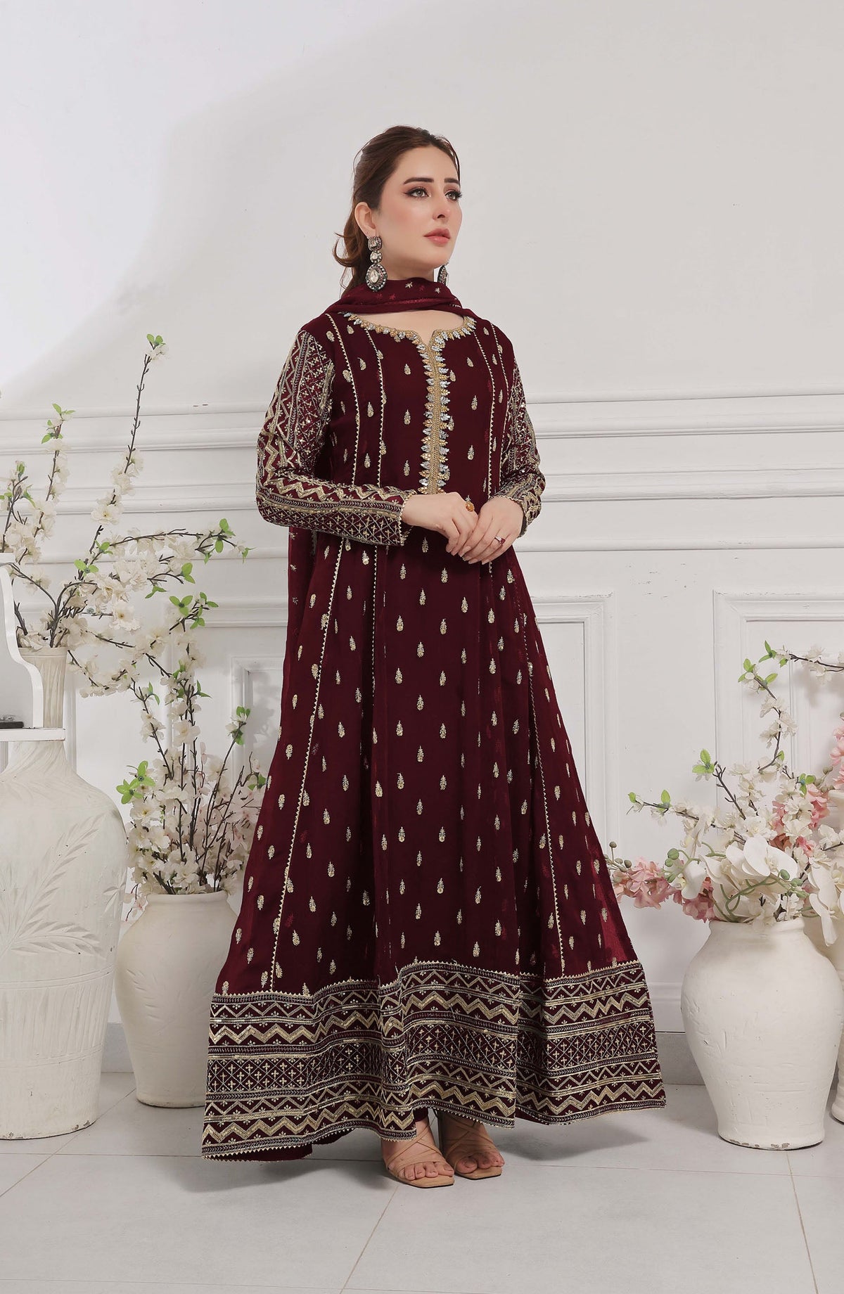 Rasm E Henna Pret Collection - Bahaar Maroon