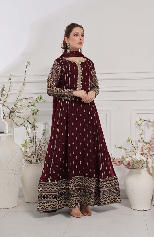 Rasm E Henna Pret Collection - Bahaar Maroon