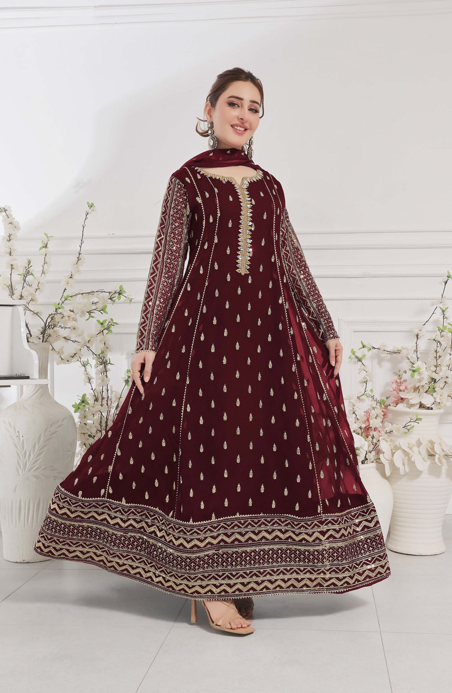 Rasm E Henna Pret Collection - Bahaar Maroon