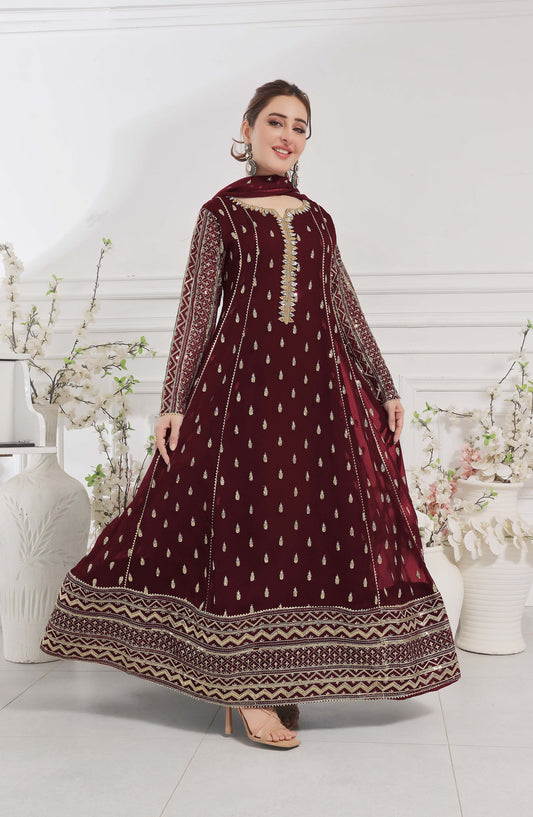 Rasm E Henna Pret Collection - Bahaar Maroon