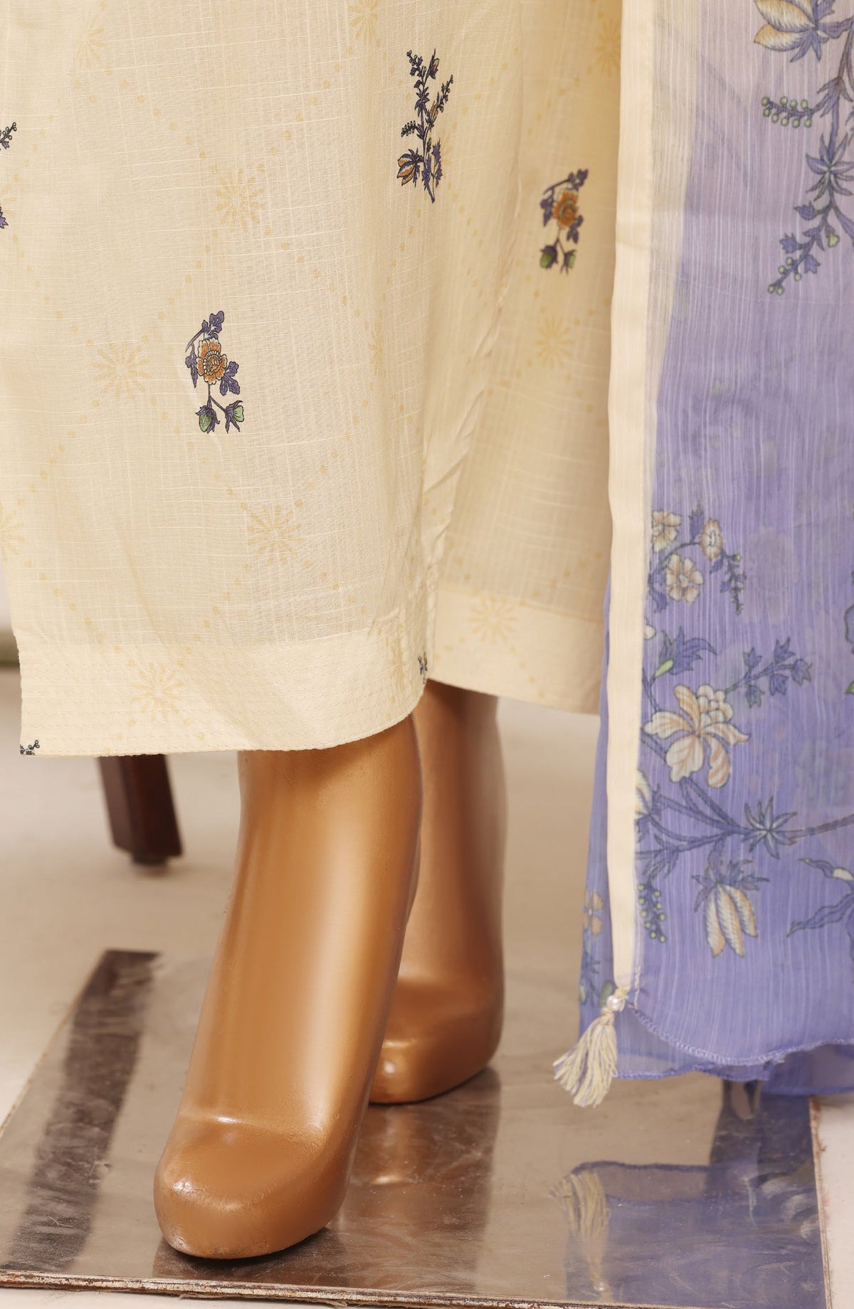 Raya by Sadabahar Embroidered Stitched 3 Piece Suit - D-04 - SBD26RYA - Lemon - Festive Collection