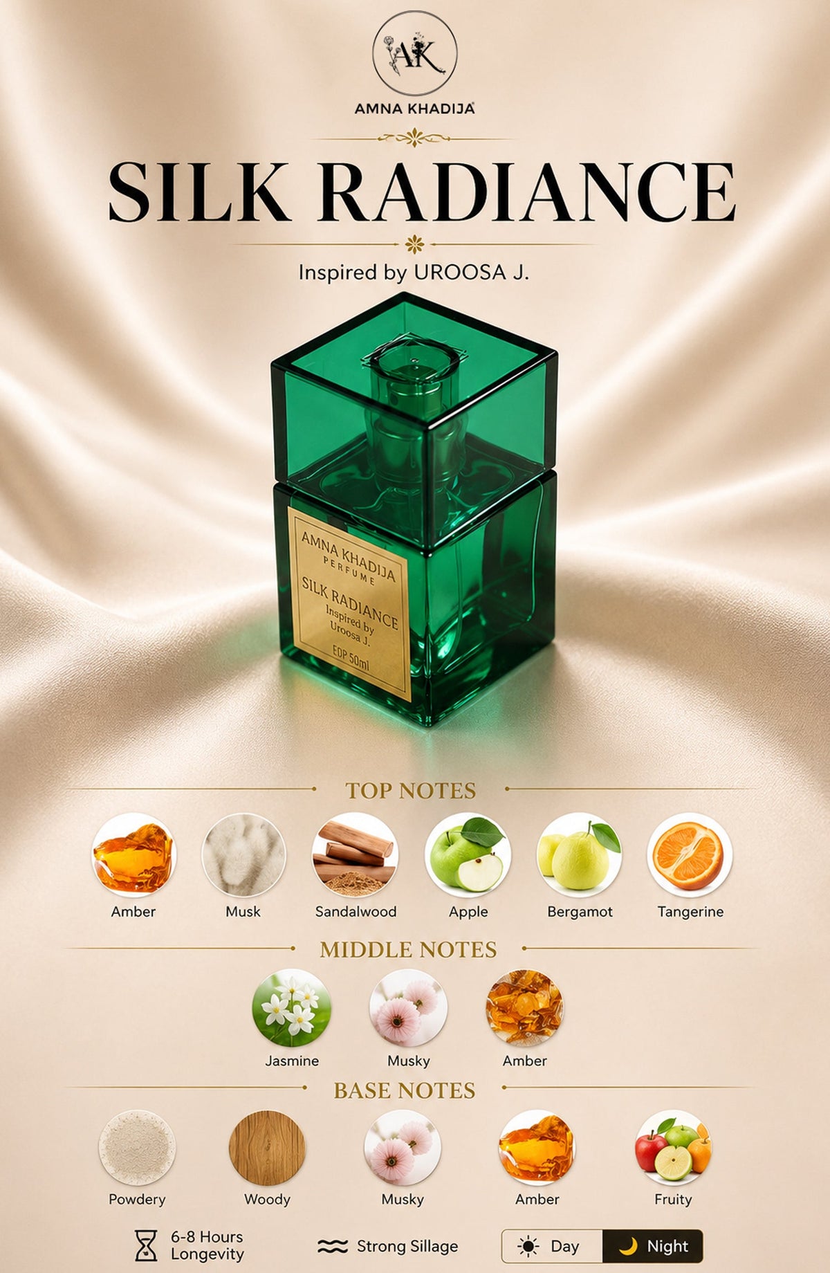 SILK RADIANCE Inspired by Uroosa J. - AMK26TW - Women Perfume