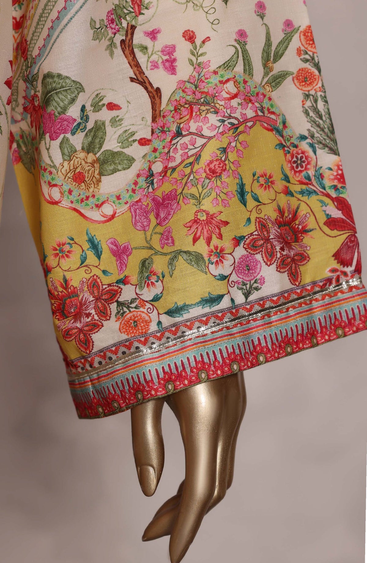 Sadabahar Printed Chamti Cotton Stitched Kaftan 3 Piece Suit - D-01 - SBD26TRF - Multi - Summer Collection