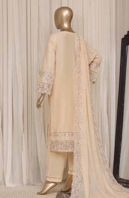 Sadabahar Luxury Embroidered Cotton Stitched 3 Piece Suit - D-09 - SBD26EGT - Lemon - Festive Collection