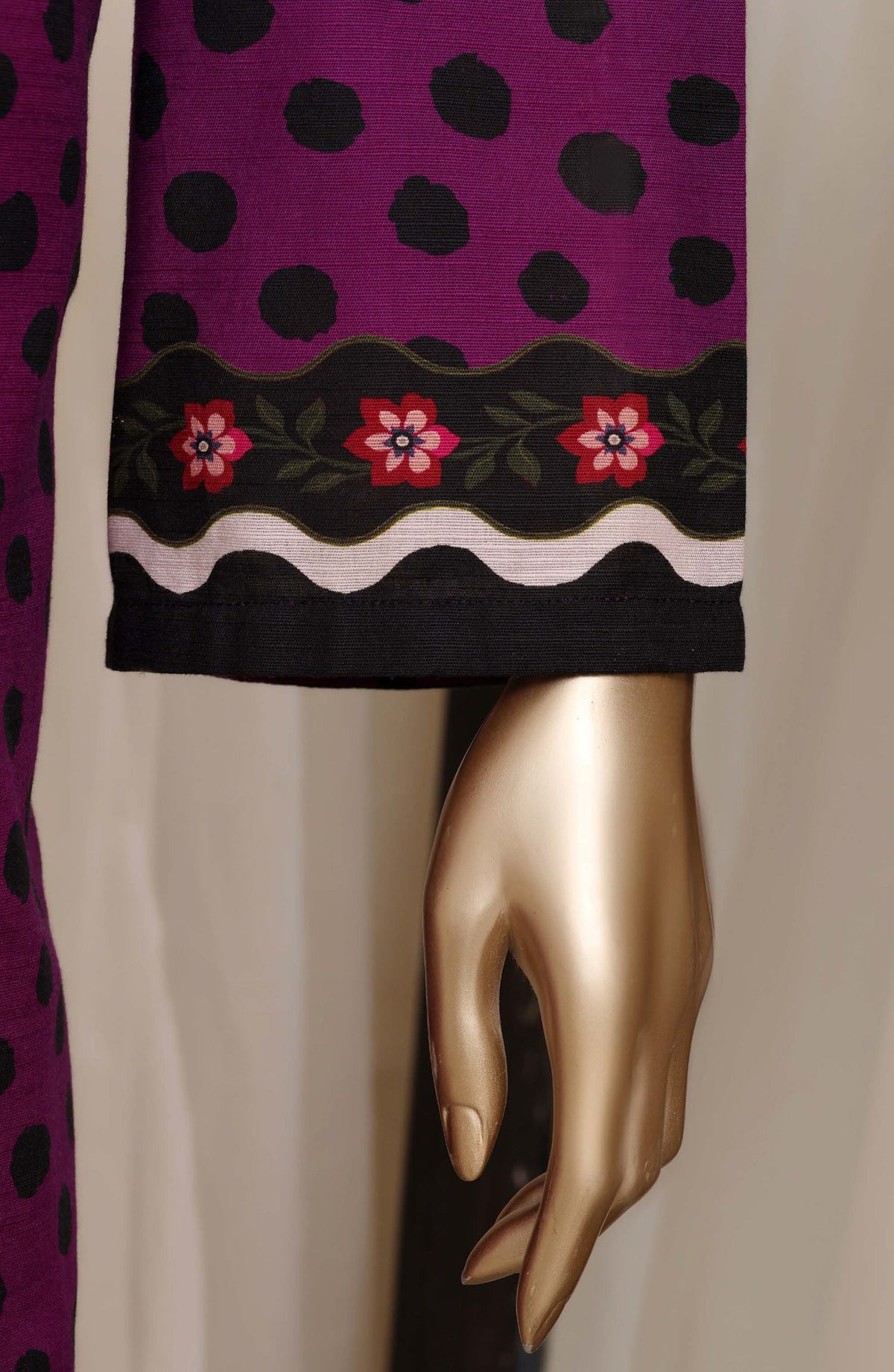 Sadabahar Printed Khaddar Stitched 3 Piece Suit - D-05 - SBD26KHD - Purple - Winter Collection