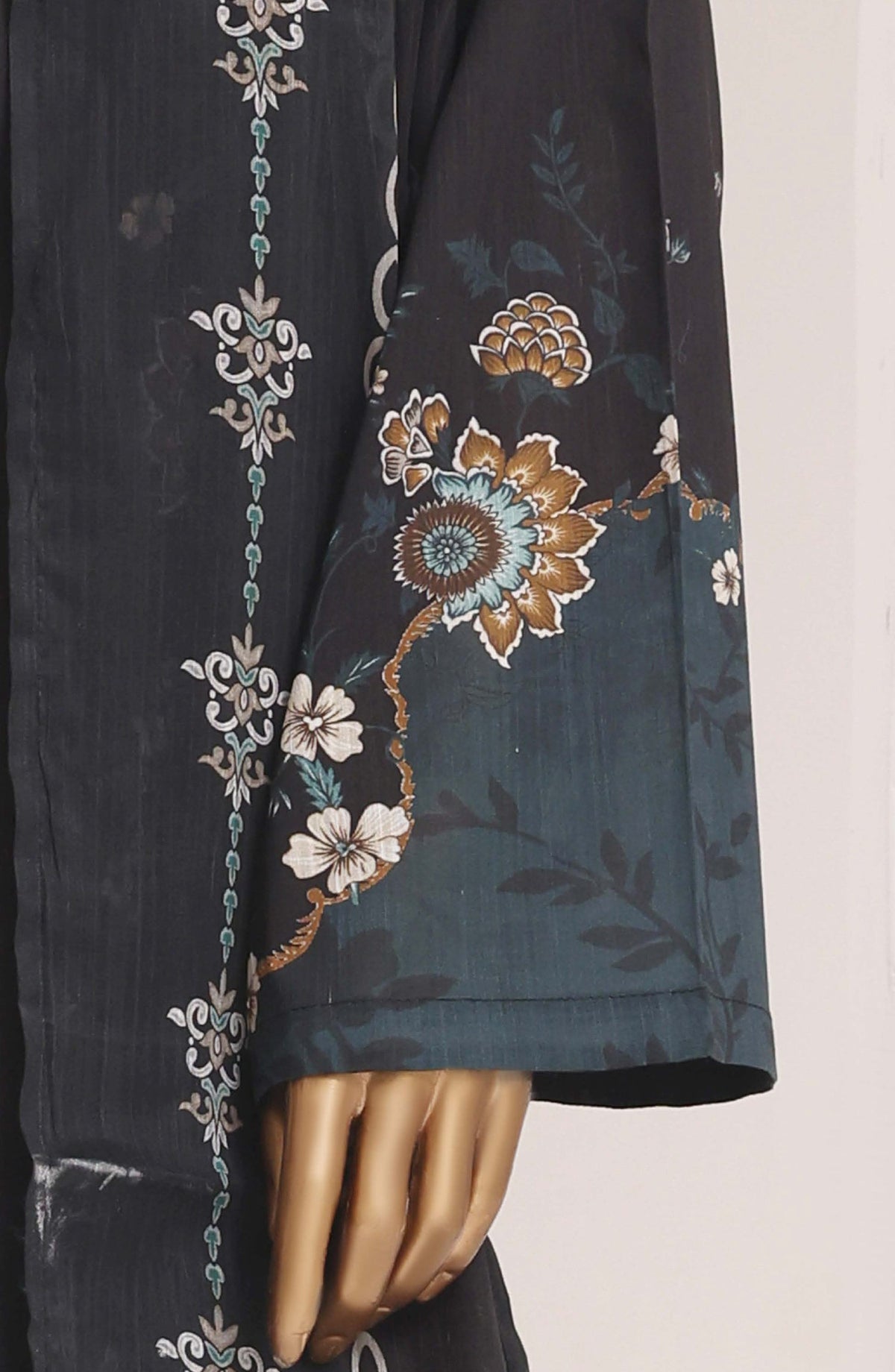 Sadabahar Printed Lawn Stitched 3 Piece Suit - D-08 - SBD26TEN - Black - Summer Collection