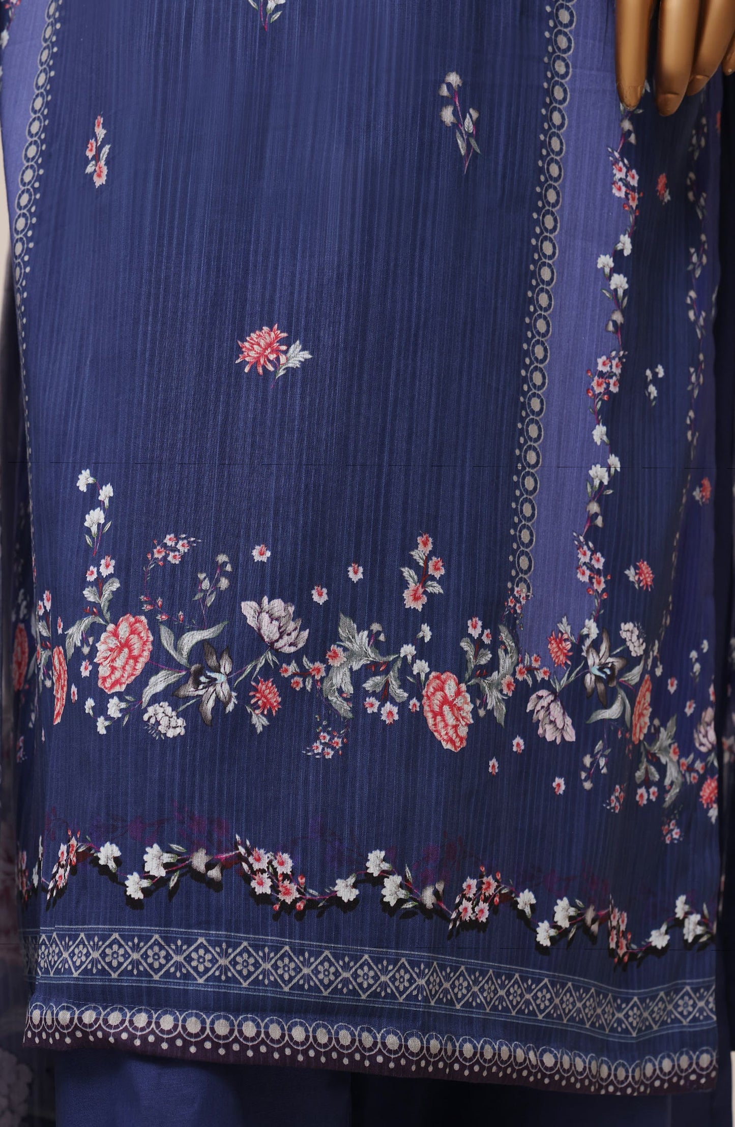 Sadabahar Printed Lawn Stitched 3 Piece Suit - D-05 - SBD26RTN - Blue - Summer Collection
