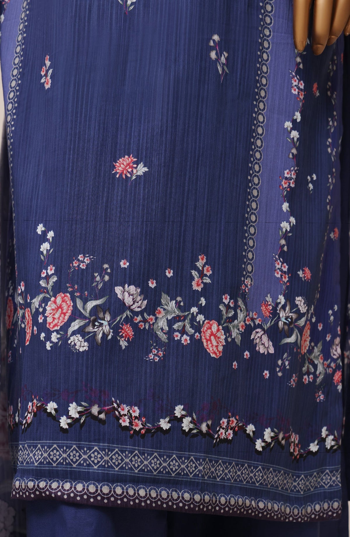 Sadabahar Printed Lawn Stitched 3 Piece Suit - D-05 - SBD26RTN - Blue - Summer Collection