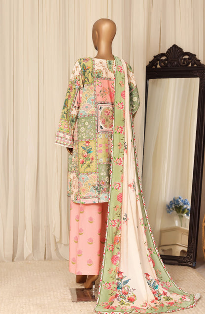 Sadabahar Printed Linen Stitched 3 Piece Suit - D-01 - SBD26LN - Multi - Winter Collection