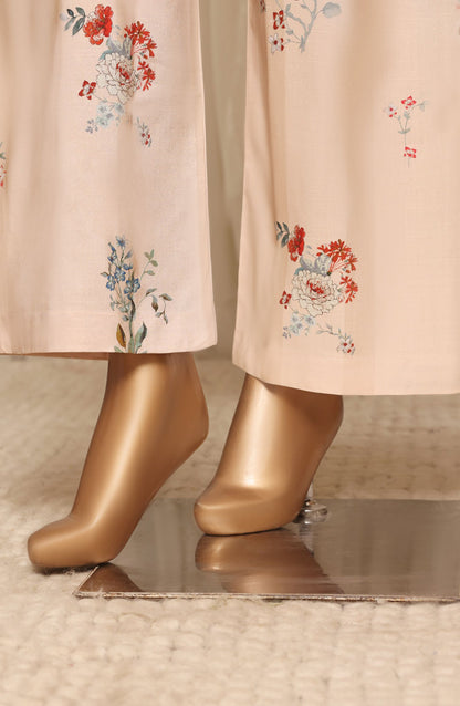 Sadabahar Printed Linen Stitched 3 Piece Suit - D-03 - SBD26LN - Red - Winter Collection