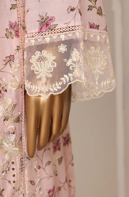 Sadabahar Signature Embroidered Stitched 3 Piece Suit - D-04 - SBD26XIT - Pink - Festive Collection
